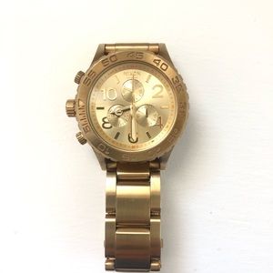 Nixon Gold Chrono Watch